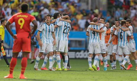 Argentina melaju ke semifinal piala Dunia 2014 setelah mengalahkan Belgia 1-0 di di Estádio Nacional Mané Garrincha, Brasilia, Ahad (6/7) dini hari.