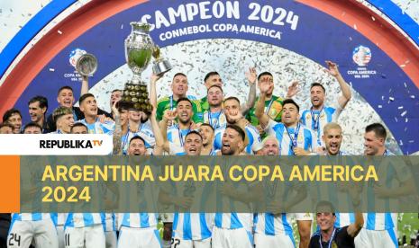 Argentina menjuarai Copa America 2024 usai mengalahkan Kolombia 1-0 pada laga final di Hardrock Stadium, AS.