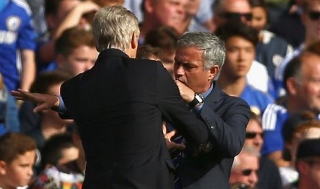 Arsene Wenger dan Jose Mourinho.