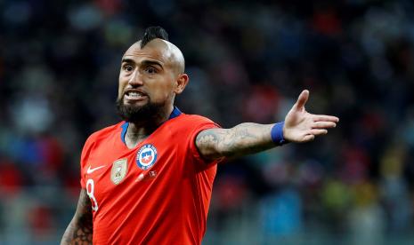 Pemain timnas Cile, Arturo Vidal.