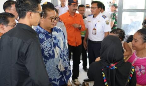 Arus mudik di Pelabuhan Penyebrangan Kariangau, Kota Balikpapan