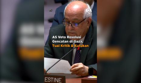 AS Veto resolusi gencatan senjata di Gaza