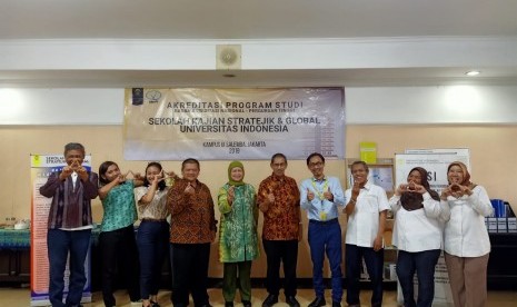 Asesmen Lapangan atau visitasi oleh dua asesor dari BAN-PT di KWA SKSG Universitas Indonesia, Jumat (16/8).