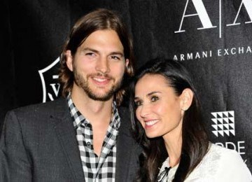 Ashton Kutcher dan Demi Moore