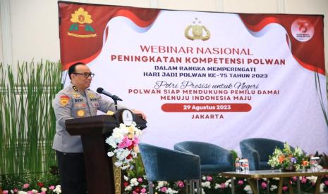 Polri dorong pelaksanaan Pemilu 2024 yang aman.