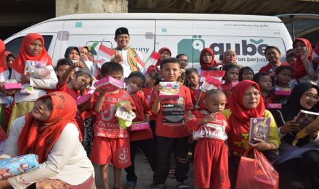 Askar Kauny Foundation meluncurkan Quran Berjalan (QUBE) pada peringatan HUT kemerdekaan RI ke-77, Rabu (17/8/2022).