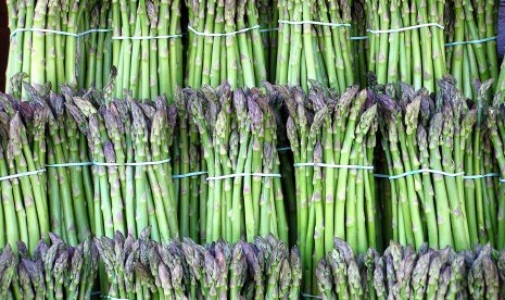 Asparagus for sale (illustration)