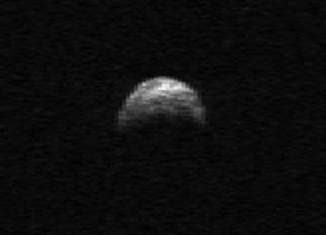  Asteroid 2005 YU55 tertangkap teleskop Radar Arecibo di Puerto Rico pada April lalu.