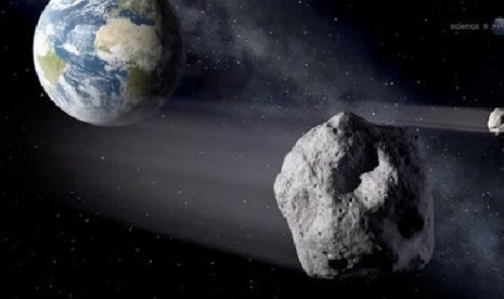 Asteroid. ilustrasi