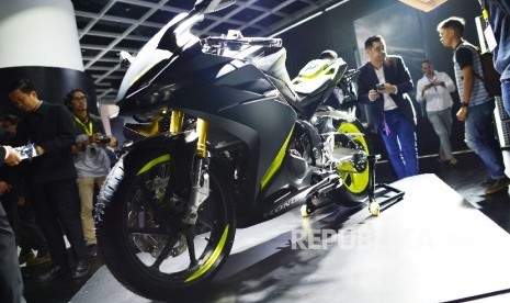 Astra Honda Motor kembali meluncurkan sepeda motor sport premium, All New CBR250RR di Jakarta, Senin (25/7).