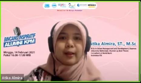 Atika Almira peraih beasiswa S2 ke Belanda