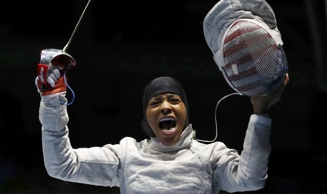 Atlet anggar AS, Ibtihaj Muhammad.