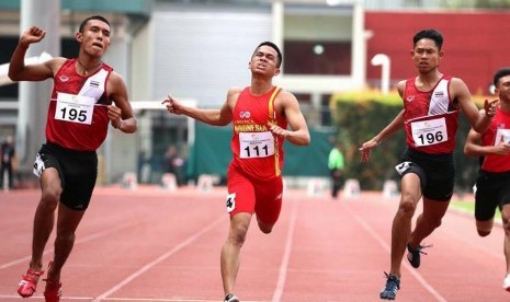 Atlet asal Indonesia mengikuti ASEAN Schools Games (ASG) 2017 di Singapura.