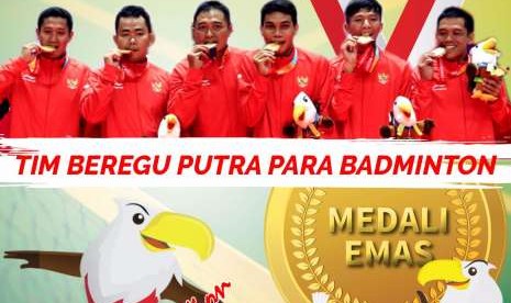 Atlet-atlet yang berjuang di Asian Para games.