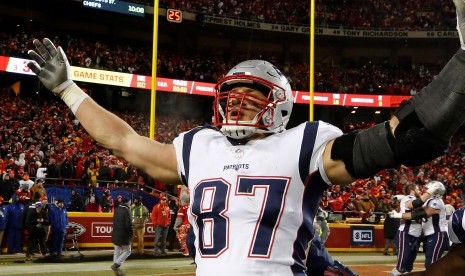 Atlet NFL Rob Gronkowski.