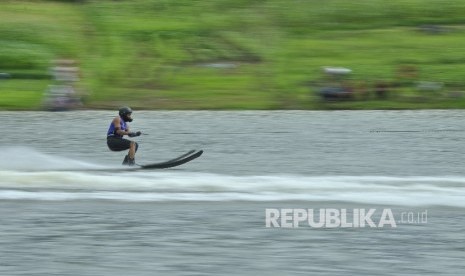 Perlombaan ski air di Pekan Olahraga Nasional. (ilustrasi)