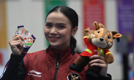 Atlet Wushu Indonesia Nandhira Mauriskha 