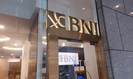 ATM BNI di Singapura.