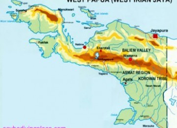 Australia stresses that the International Parliamentarians for West Papua (IPWP) does not represent the Australian government. (West Papua's map)  