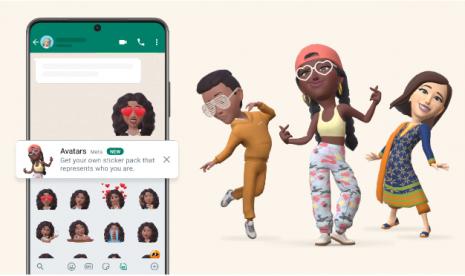 WhatsApp sedang mengembangkan versi animasi dari paket avatarnya/ilustrasi