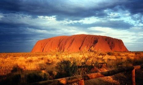 Ayers Rock. Ilustrasi