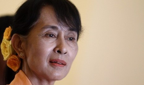 Azyumardi Azra concerns over Myanmar pro-democracy leader Aung San Suu Kyi's silence over Rohingya case. (illustration)    