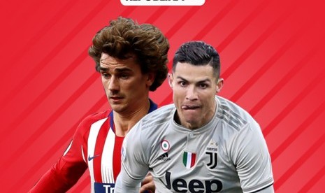 Babak 16 besar Liga Champions Juventus vs Atletico Madrid.