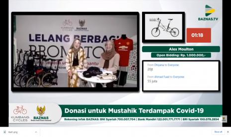 Badan Amil Zakat Nasional (Baznas) dan PT Sepeda Kumbang Global dan berkomitmen membantu masyarakat rentan yang terdampak pandemi lewat sebuah acara donasi Ahad (8/11). Dalam hal ini Sepeda Kumbang Global menyiapkan sepeda berkualitas tinggi sebagai bentuk apresiasi kepada para donatur.