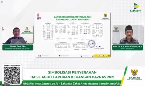 Badan Amil Zakat Nasional (Baznas) kembali mempertahankan Opini Wajar Tanpa Pengecualian (WTP) atas laporan keuangan 2021, setelah melalui proses audit oleh Kantor Akuntan Publik (KAP) AR Utomo. Hasil ini disampaikan Baznas melalui daring pada Kamis (7/7/2022).