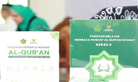 Badan Amil Zakat Nasional (Baznas) RI memfasilitasi pelatihan belajar Alquran Bahasa Isyarat selama dua hari di Kampus Institut Ilmu Alquran (IIQ) Jakarta.