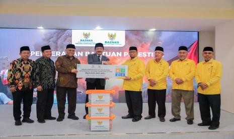 Badan Amil Zakat Nasional (Baznas) RI menerima penyaluran infak kemanusiaan Palestina dari Baznas Provinsi Sumatera Utara (Sumut) sebesar Rp 2.025.397.931.