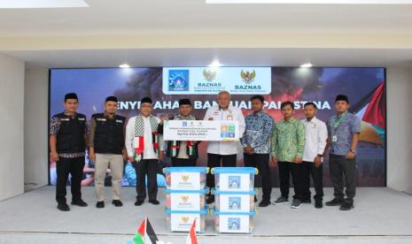 Badan Amil Zakat Nasional Republik Indonesia (Baznas RI) menerima penyaluran infak kemanusiaan Palestina sebesar Rp 150 juta dari Baznas Kabupaten Sleman, Daerah Istimewa Yogyakarta.