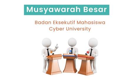 Badan Eksekutif Mahasiswa (BEM) Universitas Siber Indonesia atau Cyber University menggelar Musyawarah Besar (Mubes) tahunan mereka. Kegiatan tahunan ini berlangsung di Auditorium Lantai 1 Cyber University yang dulunya bernama BRI Institute ini, di Jl TB Simatupang No 6, pada hari Jumat (13/10/2023).