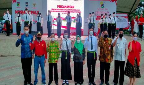 Badan Kesatuan Bangsa dan Politik (Kesbangpol) Palu dan Badan Pembinaan Ideologi Pancasila (BPIP) menghelat 