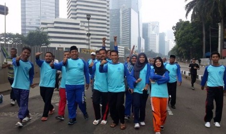 Badan Komunikasi Pemuda Remaja Masjid Indonesia (BKPRMI) di Car Free Day