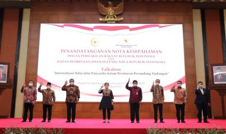 Badan Pembinaan Ideologi Pancasila (BPIP) dan DPR RI sepakati MoU yang berisi 