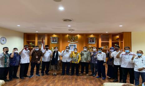 Badan Pembinaan Ideologi Pancasila (BPIP) mengunjungi Kantor Gubernur Sulteng di Palu, Rabu (27/10). 