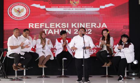 Badan Pembinaan Ideologi Pancasila (BPIP) menyelenggarakan Refleksi Akhir Tahun 2022 di Jakarta, Rabu, (28/12/2022).