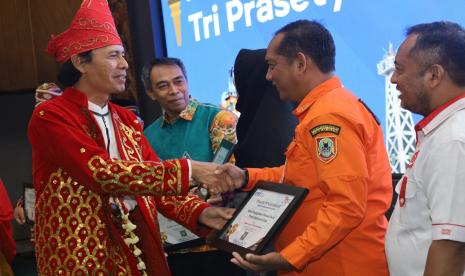 Badan Penanggulangan Bencana Daerah (BPBD) Provinsi Kalimantan Selatan meraih penghargaan Anugerah SKPD Profesional di Bidang Informasi Publik.