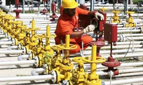 Badan pengawas Pertamina mengecek jaringan pipa gas milik Pertamina Gas