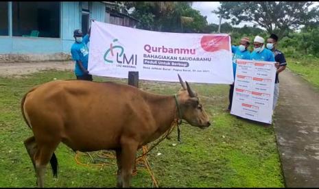 Bagi umat Islam di Pulau Jefman, Raja Ampat, Papua Barat, Hari Raya Idul Adha merupakan momen yang ditunggu.