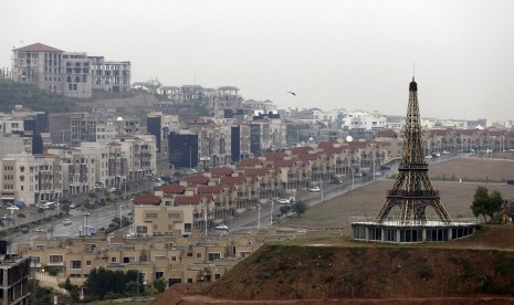 Bahria Town di pinggiran Islamabad, Pakistan.