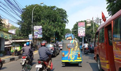 Ilustrasi suasana mudik.