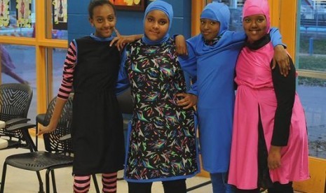 Baju basket syar'i ala muslimah Minneapolis