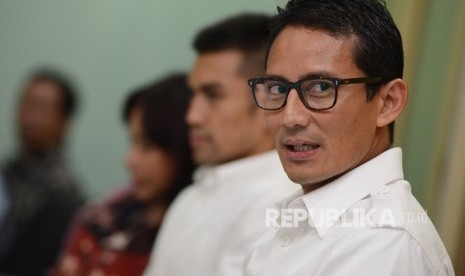 Bakal calon gubernur Provinsi DKI Jakarta Sandiaga Uno.