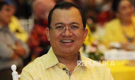 Calon Ketua Umum DPP Partai Golkar Priyo Budi Santoso   (Republika/Rakhmawaty La'lang)