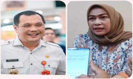 Bakal Calon petahana Pilkada Banjarbaru Aditya Mufti Arifin dan Lisa Halaby