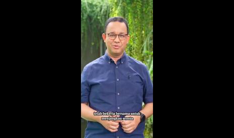 Bakal calon presiden Anies Baswedan serukan pasang penanda di rumah pendukungnya.