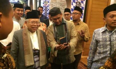 Bakal calon wakil presiden sekaligus Rais Aam PBNU KH Ma'ruf Amin 