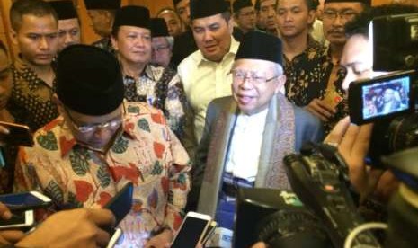 Ketua Umum PBNU Said Aqil Sirodj dan Rais Aam PBNU KH Ma